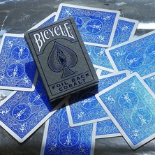 Bicycle  Foil  Metalluxe   Oyun  Kartı-mavi deste