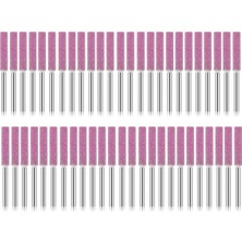 Pandoraplanet 50 Parça Çapak Taşlama Taş Dosyası, Testere Bileyici Için Parlatma Taşlama Aracı Taşlama Uçları, 0.16 Inç/4 mm (Yurt Dışından)