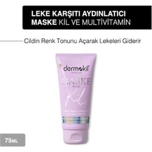 Dermokil Leke Karşıtı Ve Aydınlatıcı Yüz Kil Maskesi 75 Ml X 2 Adet