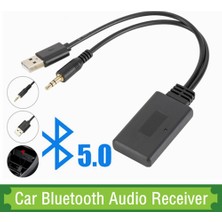 Gorgeous Jierui-Bt 5908 Yardımcı Adaptör Için Araç Kablosuz Bluetooth Aux E92 (Yurt Dışından)