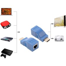 Gorgeous RJ45 Lan Ağ Uzatma Verici Alıcısına 2x HDMI Genişletici (Yurt Dışından)