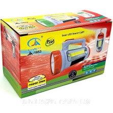 Powermaster JA-1953 5W Solarlı+Şarjlı El Fenerli Işıldak (Om-27)