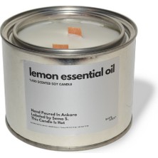 Basement : Kokulu Soya Mum : 600 gr : Lemon Essential Oil
