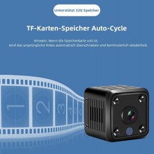 Talent 4K 1080P Hd Mini Gözetleme Kamerası Kapalı Wifi Kamera Canlı Iletim Cep Telefonu Uygulama Kamerası Kapalı Pil ile A (Yurt Dışından)