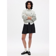 Gap Kadın Siyah Pileli Mini Etek