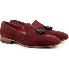 Zerbay Hekla Püsküllü Mikrolight Taban Loafer Hakiki Deri Süet Erkek Klasik Ayakkabı