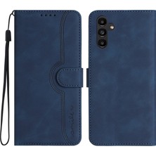 Yihang Boutique Ile Uyumlu Samsung Galaxy A25 Dahili Mıknatıs Kapaklı Premium Pu Deri Cüzdan Telefon Kılıfı (Yurt Dışından)