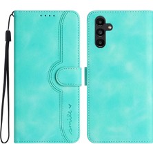 Yihang Boutique Ile Uyumlu Samsung Galaxy A25 Dahili Mıknatıs Kapaklı Premium Pu Deri Cüzdan Telefon Kılıfı (Yurt Dışından)