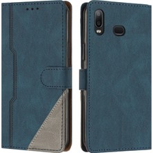 Yihang Boutique Samsung Galaxy A10S Flip Cover Cüzdan Telefon Kılıfı ile Uyumlu, Kart Yuvalı ve Kickstand Fonksiyonlu (Yurt Dışından)