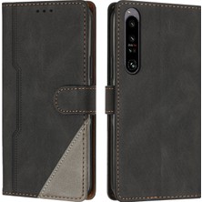 Yihang Boutique Sony Xperia 1 Iv Flip Cover Cüzdan Telefon Kılıfı ile Uyumlu, Kart Yuvalı ve Kickstand Fonksiyonlu (Yurt Dışından)