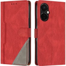 Yihang Boutique Oneplus Nord N20 Flip Cover Cüzdan Telefon Kılıfı ile Uyumlu, Kart Yuvalı ve Kickstand Fonksiyonlu (Yurt Dışından)