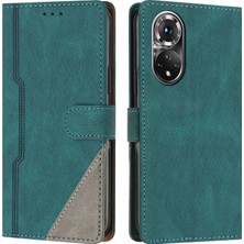 Yihang Boutique Honor 50 Pro Flip Cover Cüzdan Telefon Kılıfı ile Uyumlu, Kart Yuvalı ve Kickstand Fonksiyonlu (Yurt Dışından)