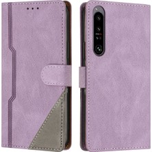 Yihang Boutique Sony Xperia 1 Iv Flip Cover Cüzdan Telefon Kılıfı ile Uyumlu, Kart Yuvalı ve Kickstand Fonksiyonlu (Yurt Dışından)