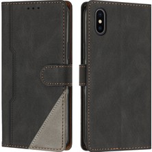 Yihang Boutique iPhone Xs Max Flip Cover Cüzdan Telefon Kılıfı ile Uyumlu, Kart Yuvalı ve Kickstand Fonksiyonlu (Yurt Dışından)