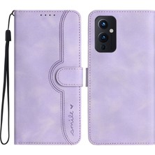 Yihang Boutique Ile Uyumlu Oneplus 9 Dahili Mıknatıs Kapaklı Premium Pu Deri Cüzdan Telefon Kılıfı (Yurt Dışından)