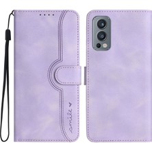 Yihang Boutique Ile Uyumlu Oneplus Nord 2 5g Dahili Mıknatıs Kapaklı Premium Pu Deri Cüzdan Telefon Kılıfı (Yurt Dışından)