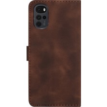 Yihang Boutique Durumda Motorola Moto G22IÇIN Kılıf Kapaklı Cüzdan Pu Deri Manyetik Telefon Kılıfı Kart Yuvası Standlı (Yurt Dışından)