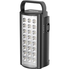 Durgunstore USB Şarj Çıkışlı 24 LED 80 Saat Akülü Şarjlı Işıldak