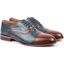 Zerbay Eryx Hakiki Deri Kösele Taban Oxford Klasik Ayakkabı, Oxford Klasik Ayakkabı, Kösele Klasik Ayakkabı