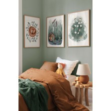 Artavessa 3 Parça Gerçek Ahşap Çerçeveli Tablo Seti