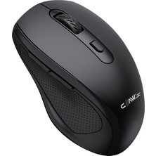 Claw's Genius 2.4 GHz USB Alıcılı & 3 Farklı Değiştirilebilir DPI Seviyeli Kompakt Kablosuz Mouse - Siyah (Windows & Mac Uyumlu)