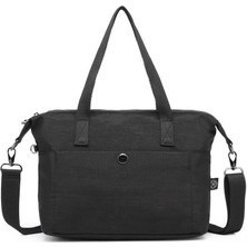 Smart Bags Nano Metalik Kumaş Kadın Omuz Çantası BC 3127 - Metalik Siyah