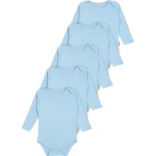 Vitmo 5'li Bebek Uzun Kollu Pamuk Çıtçıtlı Body