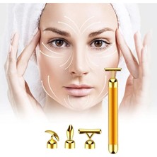 Kohlemann Gold Massager Titreşimli Yüz Masaj Aleti Seti