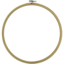 Burake Takı Yapımı Hediyeler Için Yuvarlak Ahşap Çerçeveler Nakış Davulları 23 cm 9 Inç (Yurt Dışından)