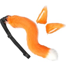 Burake Kurt Kuyruk Cosplay Set Saç I Şapkalar Anime Turuncu (Yurt Dışından)