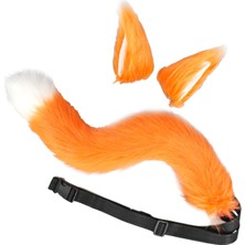 Burake Kurt Kuyruk Cosplay Set Saç I Şapkalar Anime Turuncu (Yurt Dışından)