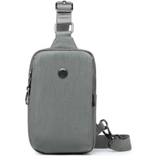 Smart Bags Krinkıl Kumaş Bodybag Uniseks Metalik Postacı Çantası BC 3105 - Metalik Koyu Yeşil