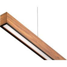 Woodlight Ahşap Aydınlatma Lineer 3000K(GÜN Işığı) Sarkıt LED Armatür Linear Aydınlatma