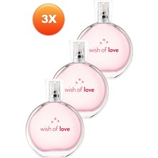 Avon Wish Of Love Edt 50 Ml Bayan Parfüm 3 Adet