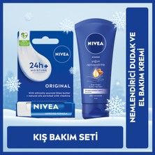 Nıvea Yoğun Nemlendirici El Kremi 75ml, Original Dudak Kremi 4,8gr