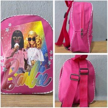 Renkli İlmekler Barbie Desenli Sevimli Kreş ve Günlük Kullanım Çantası