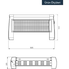 Kumtel Bordo Quartz Isıtıcı 1200 Watt LX-2819