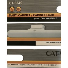 Cata CT-5249 3W Beyaz-Günışığı-Sarı Işık (3 Farklı Renk Modu) Şarjlı Mıktanıslı Işık (8 Adet)