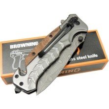 Browning Kapanabilir Komple Çelik Çakı At-50 21 cm