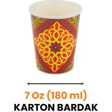 Ukapack 7 Oz Karton Bardak 100 Adet