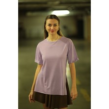 Butik Yırtmaçlı Oversize T-Shirt