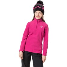 Rossignol 12 Zip Fleece Kız Çocuk Pembe Polar