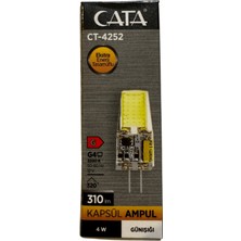 Cata CT-4252 4W 12V 3200K (Günışığı) G4 Duylu Kapsül Ampul