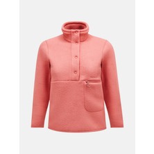 Peak Performance Fleece Snap Kadın Pembe Outdoor Polar.30200