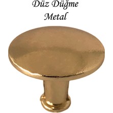 Glaswen Düz Düğme Altın Gold Kulp Mobilya Çekmece Dolap Kapak Kulbu Metal Kulp Aksesuarları Vidalı