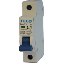 Teco Otomatik Sigorta C Tipi - 6ka-1p