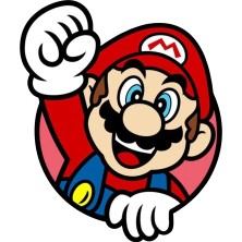 Quart Aksesuar 11 x 9 cm Super Mario Sticker Motor Araba Kask Laptop Sticker 02