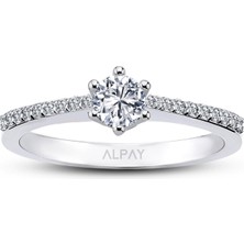 Alpay Jewellery 0,27 Karat Pırlanta Yüzük YZKPK140000000077