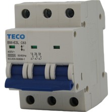 Teco Otomatik Sigorta C Tipi - 6ka-3p