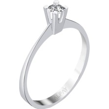 Alpay Jewellery 0,19 Karat Pırlanta Yüzük YZKPK140000000102